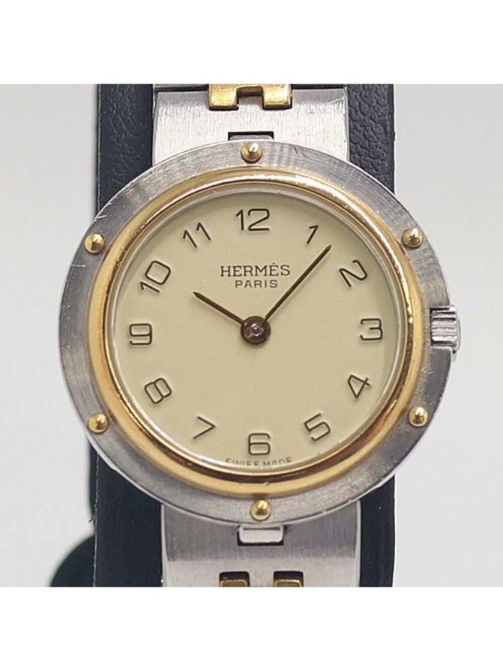 Hermes Olympia Ivory Dial Watch